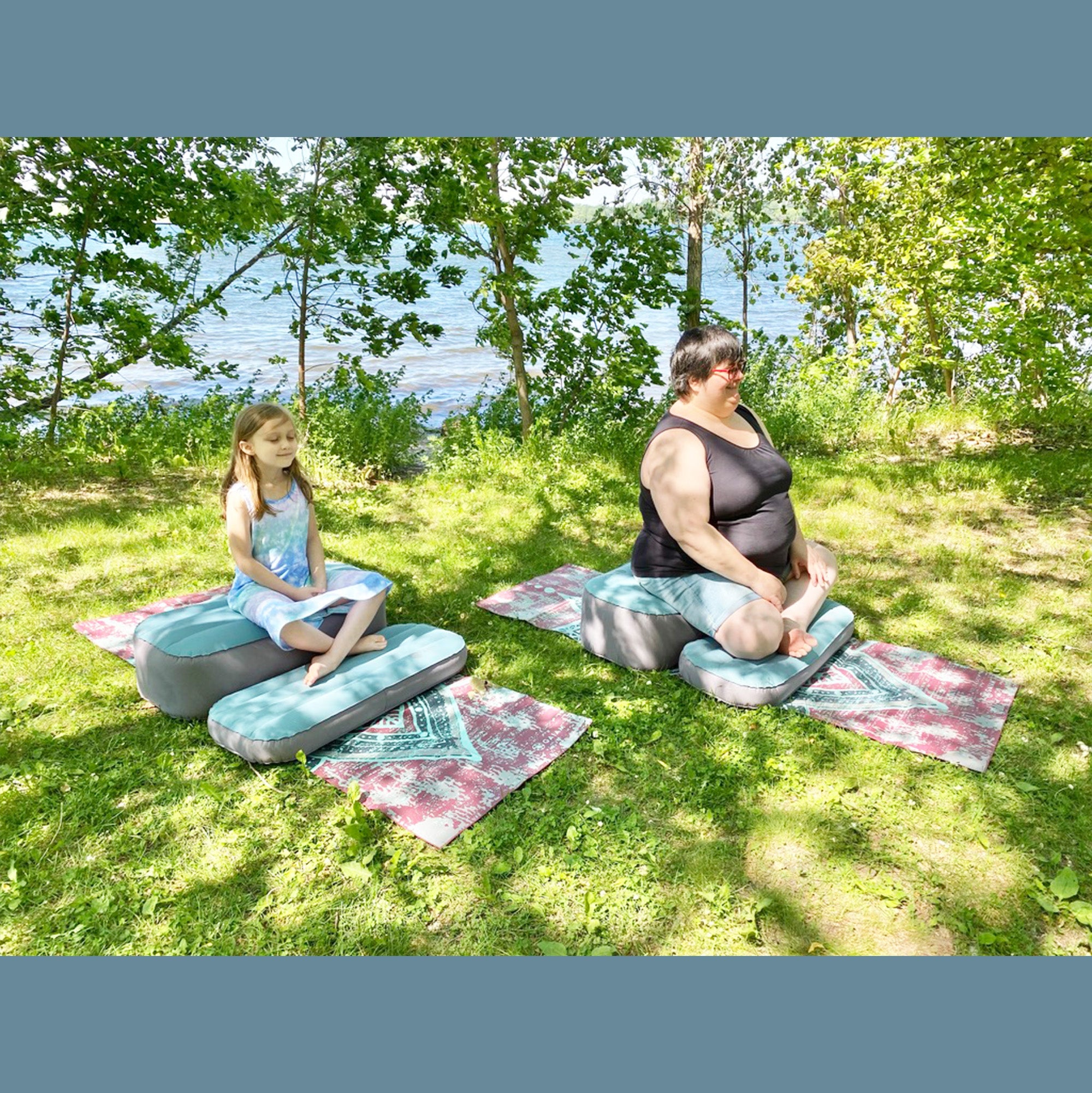 Modern Comfort Inflatable Meditation and Yoga Cushion Set – ZenGo